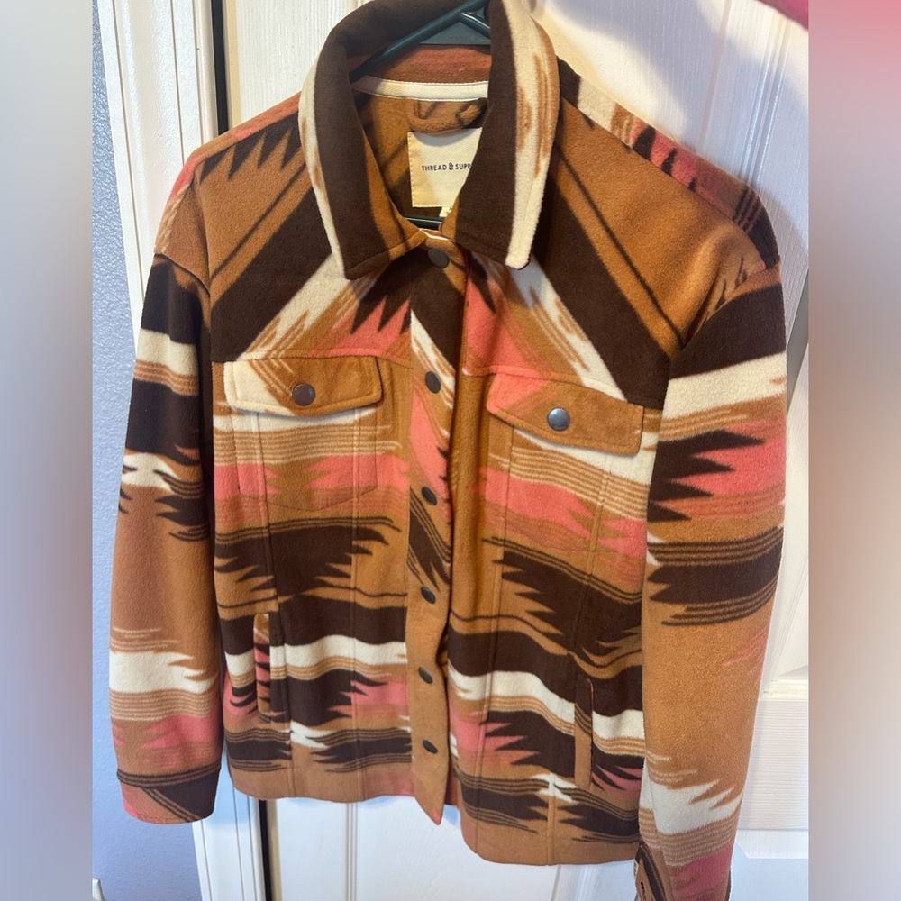 Thread & Supply Aztec fleece jacket - Picture 4 of 6
